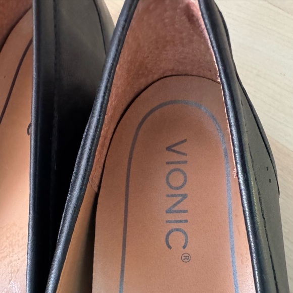 Vionic Savannah Boa Pattern Penny Loafers Leather Size 11 - Picture 2 of 12